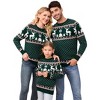 Clearlove Family Christmas Sweater – Crewneck Reindeer Knit Pullover for Men - 2 of 4