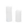 Transpac Artificial 8 in. Multicolor Christmas Merry Light Up Faux Candle Set of 2 - 4 of 4