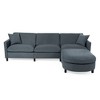 107.87" L-Shaped Sectional Sofa with Ottoman & Storage Arm - 3 of 4