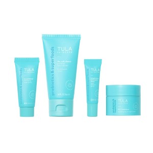 TULA SKINCARE On The Go Best Seller Travel Kit - 4pc - Beauty