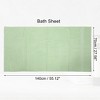 Unique Bargains Soft Absorbent Cotton Bath Towel for Bathroom kitchen Shower Towel 1 Pcs - 4 of 4