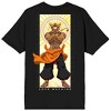 Summer Wars Kanji Title and Love Machine Adult Black Short Sleeve Tee - 2 of 3