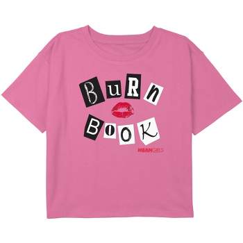 Girl's Mean Girls Burn Book Kiss T-Shirt