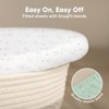 KeaBabies Bassinet Sheet for Baby Girls, Boys, 2-Pack Isla Fitted Bassinet Sheets, Bassinet Mattress Sheets - 4 of 4