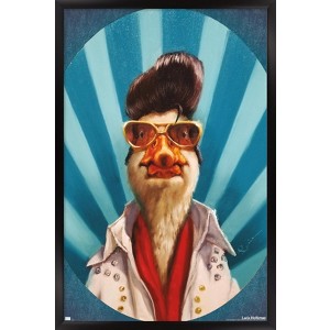 Trends International Lucia Heffernan Art - Duck The King Framed Wall Poster Prints - 1 of 4