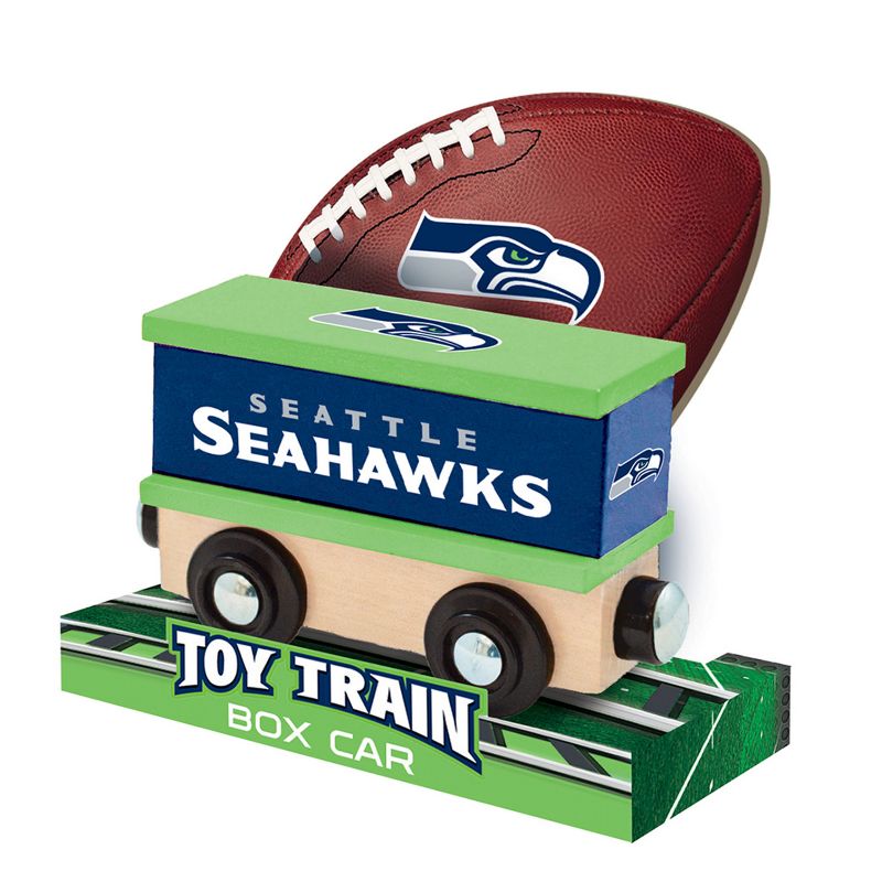 MasterPieces Wood Train Box Car - NFL Seattle Seahawks, 4 of 6