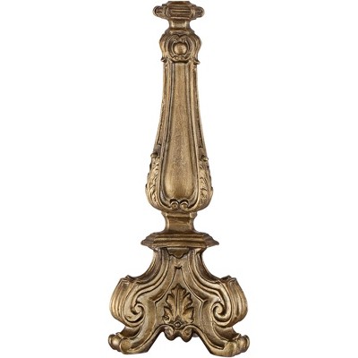 Antique Gold Crystal Beaded Traditional Table Lamp with Drum Shade