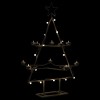 vidaXL Metal Christmas Tree Black Powder-coated steel 30 in Collapsible - 2 of 4
