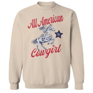 Social Collective Men's All American  Americana 4Th Of July Long Sleeve Graphic Cotton Pullover Sweatshirt - 1 of 4