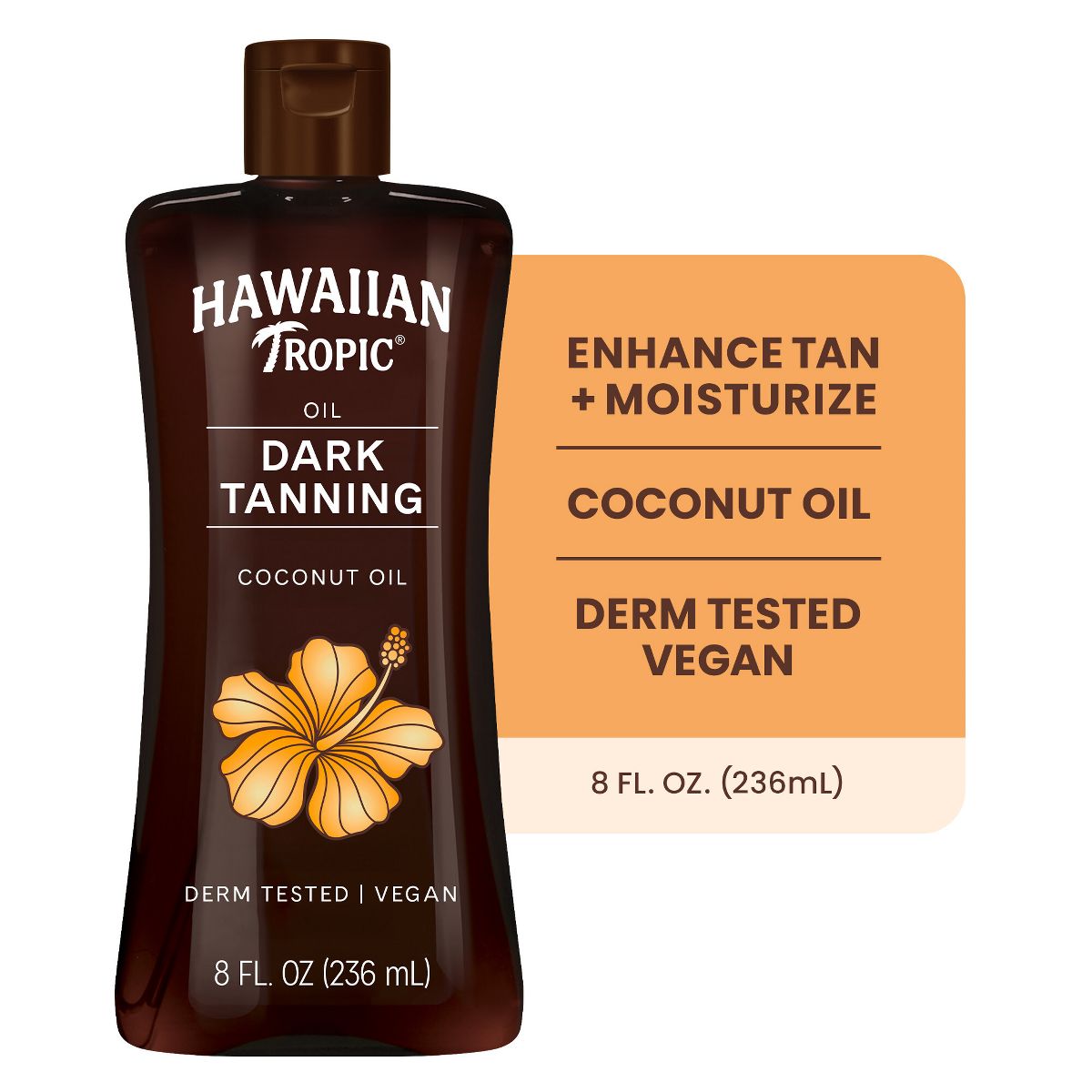 Hawaiian Tropic Dark Tanning Oil - 8oz - thumbnail 3