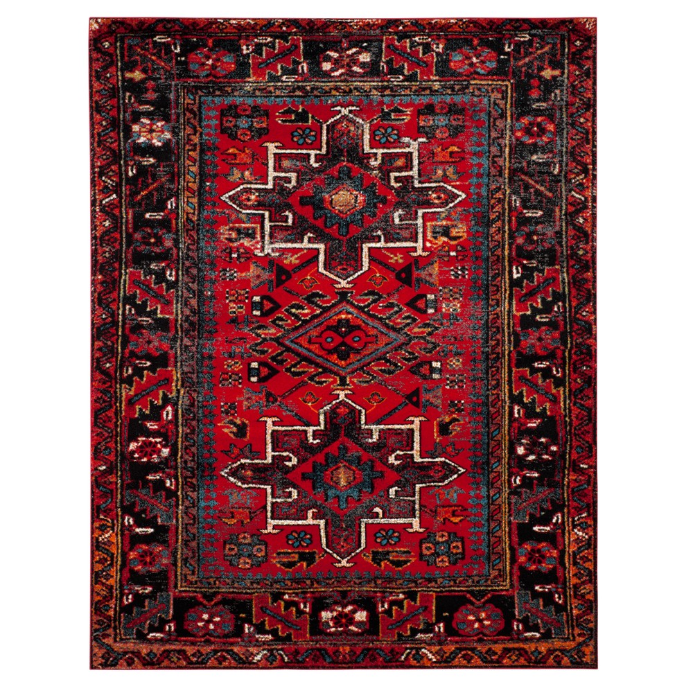 9'x12' Corinth Rug Red/Multi - Safavieh