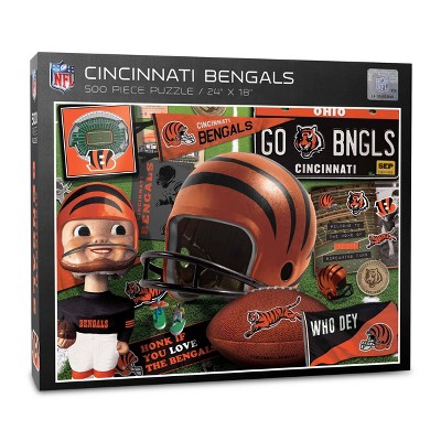 NFL Cincinnati Bengals 500pc Retro Series Puzzle