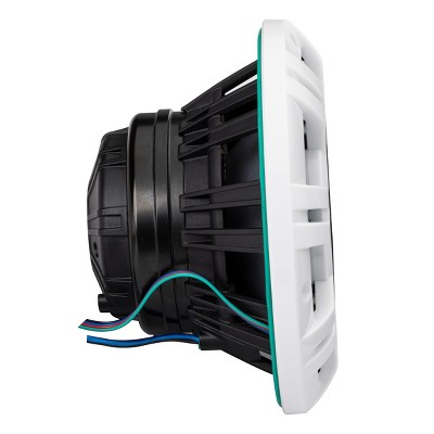 Kicker KMXL8 8" Marine Horn-Loaded Coaxial Speakers - Thumbnail 4