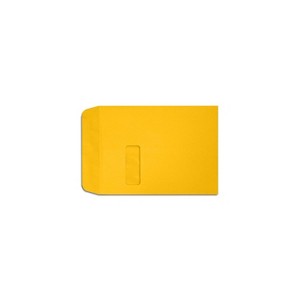 LUX 9" x 12" Open End Window Envelopes Sunflower Yellow LUX-1590-12-50 - 1 of 1
