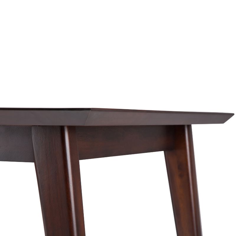 WyndenHall Tierney Mid Century Rectangle Dining Table Java Brown, 6 of 11