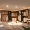 Aheaplus Closet System with 3 Drawers and 3 Hanging Rods, Freestanding Wardrobe with Shelves - 2 of 4