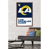 Trends International NFL Los Angeles Rams - Logo 20 Framed Wall Poster Prints - 2 of 4