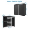 VIPEK S3C Heavy Duty Portable Closet, Adjustable Shoe Rack Wire Shelf, Custom White Rack with Cover - 3 of 4