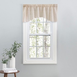 Shannon Sheer Linen Crescent Valance - 1 of 2