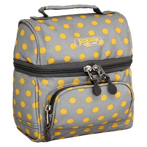 J World Corey Lunch Bag with Front Pocket - Candy Buttons