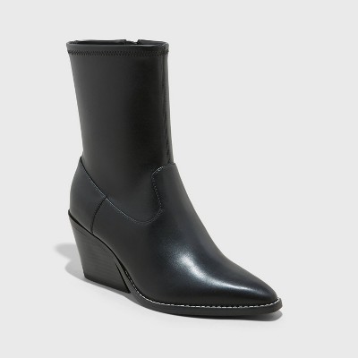 Wedge Heel Dress Boots Target