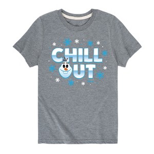 Boys' - Disney - Olaf Chill Out Short Sleeve Graphic T-Shirt - 1 of 4