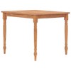 vidaXL Batavia Table 33.5 inches x33.5 inches x29.5 inches  Solid Teak Wood - 3 of 4