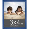 PosterPalooza | Photo Size Classic Modern Blue Frame - UV Acrylic, Foam Board Backing, Hanging Hardware - 2 of 4