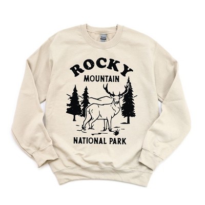 Simply Sage Market Women's Graphic Sweatshirt Vintage Rocky Mountains National Park