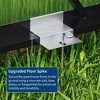 Greenhouse Outdoor - Polycarbonate Walk-in Garden Greenhouse with Roof Vent, Aluminum Frame & Lockable Door - 4 of 4
