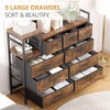 Jojoka Modern TV Stand with Built-in Charging Station, 9 Drawer Bedroom Dresser - 4 of 4