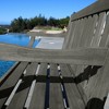 Solhome Grey-washed Farmhouse Wood Garden Bench for 3 Seaters - 4 of 4