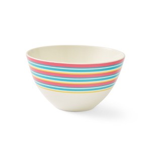 Spode Kit Kemp Bowl | 6” Calypso Stripe Bowl | Made from Porcelain | Dishwasher and Microwave Safe | Vibrant Dinnerware Ideal for Summer - 1 of 4