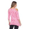 Leopard Cold Shoulder Tunic - White Mark - 3 of 4