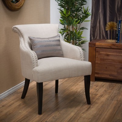 Modern Tufted Mid Century Plaza Club Chair for living room and bedroom-Christopher Knight Home