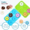 JDICTION Non-Stick Silicone Donut Pan Set of 2, Heat Resistant Mold for Baking Donuts, Cakes & Bagels, BPA Free & Dishwasher Safe - 4 of 4