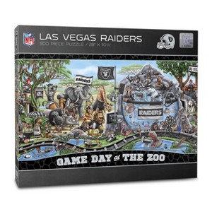 NFL Las Vegas Raiders Game Day at the Zoo 500pc Puzzle - 1 of 3