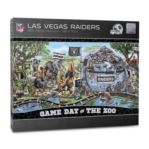 NFL Las Vegas Raiders Game Day at the Zoo 500pc Puzzle