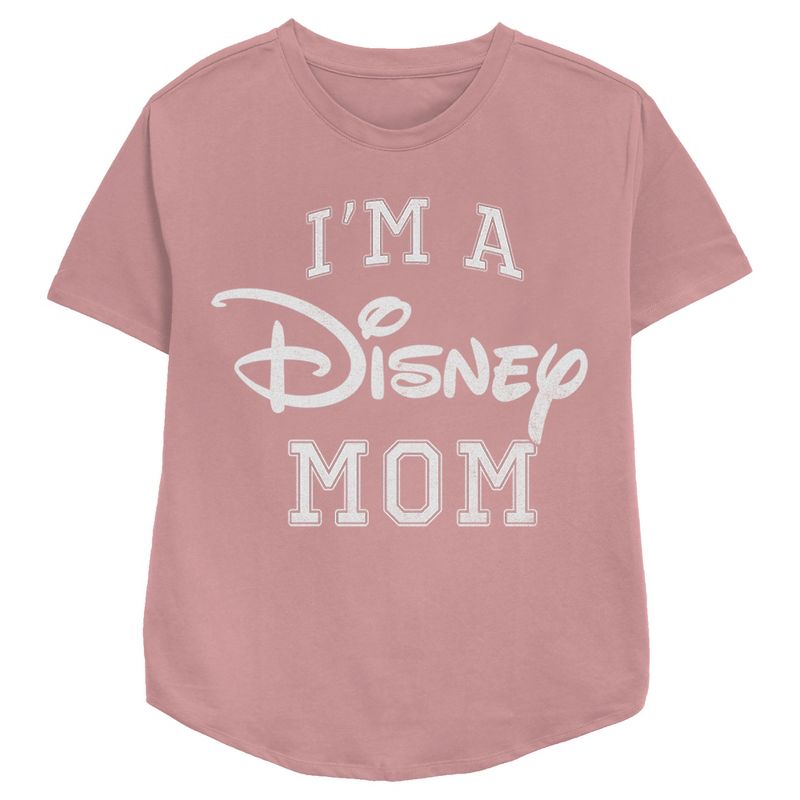 Women's Disney I'm a Mom Distressed Logo T-Shirt, 1 of 4
