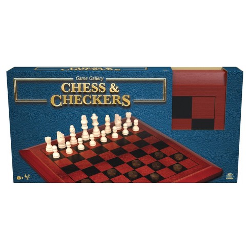 Game Gallery Chess & Checkers Wood Set - image 1 of 4