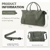 Hachikiko Waterproof Travel Duffle Bag with Trolley Sleeve - Weekender Carry On, Gym Bag, Labor & Delivery Hospital Bag - 2 of 4