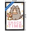 Trends International Pusheen - Snack Time Framed Wall Poster Prints - 3 of 4