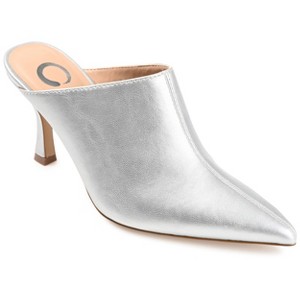 Journee Collection Womens Shiyza Mules High Stiletto Pointed Toe Pumps - 1 of 4