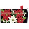 Briarwood Lane Festive Poinsettias Christmas Magnetic Mailbox Cover Floral Holiday Standard - 3 of 3