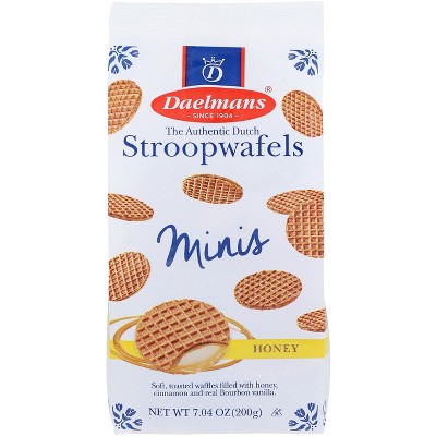 Daelman's Wafer Honey Mini Stroopwafels - Pack Of 12 - 7.4 Oz : Target