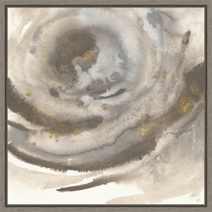 Amanti Art Gold Dust Nebula II by Chris Paschke Canvas Wall Art Print Framed 22-in. x 22-in. in Graywash - 1 of 4