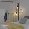 Costway 67''Industrial 3-Light Floor Lamp Metal Standing Tree Lighting Bedroom Office - 4 of 4