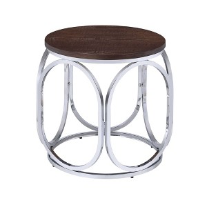 Jayme Round End Table Brown - Picket House Furnishings