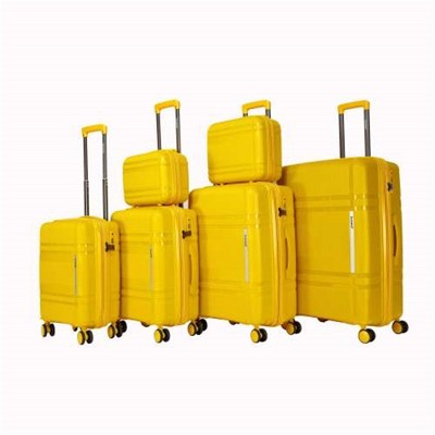 BEAFUP 6-Piece Hard Shell Lightweight Luggage Set with Spinner Wheels and TSA Lock , Expandable, Carry-On Luggage with Password Lock