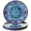 Certified International Talavera by Nancy Green Melamine 12pc Dinnerware Set Blue - image 3 of 4